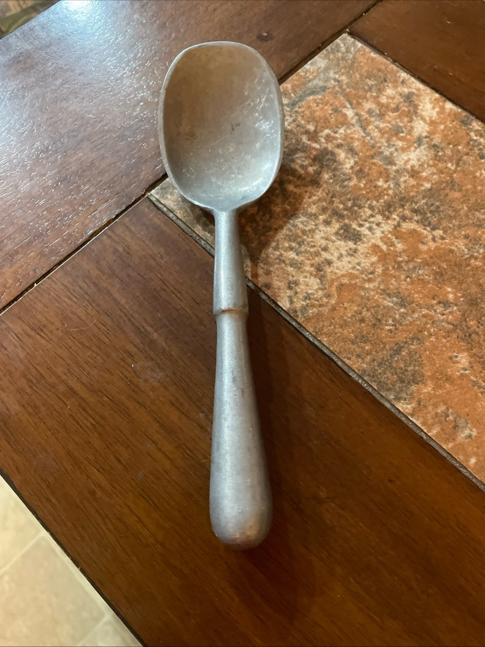 Vintage 9 Inch Metal Ice Cream Spade Paddle Scoop Aluminum